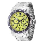 Montre - invicta - pro diver 47561 - quartz - jaune - acier - homme