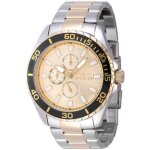 Montre - invicta - pro diver 47579 - quartz - acier inoxydable - 46 mm - deux tons