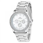 Montre keyla �l�gante orn�e de cristaux scintillants par sc crystal