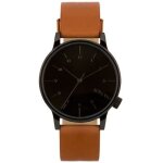 Montre - komono - winston regal - cuir cognac - analogique - chic