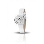 Montre - lip - mach 2000 mini - femme - bracelet cuir blanc - etancheit 3 atm