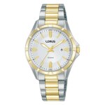 Montre - lorus - montre femme lorus acier bicolore - tanchit 10 atm - cadran blanc - style chic