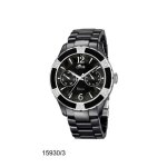 Montre femme - lotus - 15930 3 - cramique noire - tanchit 5 atm - quartz miyota 6p25