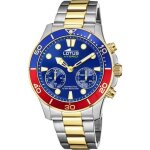 Montre - lotus - smartime hybrid - bicolore - tanche 10atm - chronographe