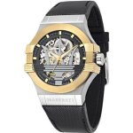 Montre - maserati - r8821108011 - automatique - bracelet cuir noir - analogique