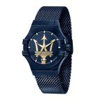 Montre - maserati - r8853108008 - tanchit 10 atm - affichage analogique - couleur bleu
