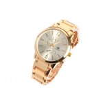Montre - michael john - montre homme bracelet doree chronographe metal avec dateur anel - jaune Montre - michael john - montre homme bracelet doree chronographe metal avec dateur anel - jaune
