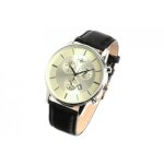 Montre - michael john - montre homme cuir noir chronographe dateur tendance myonos - noir