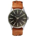 Montre - nixon - the sentry leather - cuir - analogique - marron Montre - nixon - the sentry leather - cuir - analogique - marron