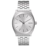 Montre - nixon - the time teller - argenté - acier inoxydable - Étanchéité 10 atm Montre - nixon - the time teller - argenté - acier inoxydable - Étanchéité 10 atm