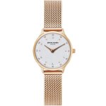 Montre pierre cardin la gloire pc902682f303 - quartz - femme - acier - or rose - blanc