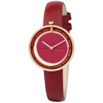 Montre - pierre cardin - marais mirror cma. 0007 - quartz - femme - rouge - cuir