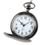 Montre de poche avec couvercle - argent