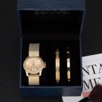 Montre de poignet pour femme - coffret montre - bracelet quartz analogique en cristal bling - cadeau ...