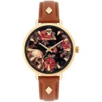Montre - police - miona pl. 16034msg / 02 - quartz - femme - cuir marron