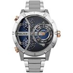 Montre - police - mixte - analogique - num�rique - quartz - acier inoxydable