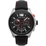 Montre - police - pl. 15403jstb - 02 - cuir noir - quartz - 5 atm