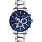 Montre - police - pl. 15523jstbl - 03m - quartz - acier inoxydable - analogique Montre - police - pl. 15523jstbl - 03m - quartz - acier inoxydable - analogique