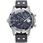 Montre - police - pl15983js. 03 - cuir - argenté - résistance 5 atm Montre - police - pl15983js. 03 - cuir - argenté - résistance 5 atm