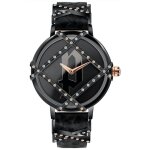 Montre - police - rila pl. 16068bsb / 02 - quartz - femme - noir - cuir
