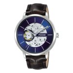 Montre - pulsar - p8a007x1 - acier - cuir - Étanchéité 5 atm Montre - pulsar - p8a007x1 - acier - cuir - Étanchéité 5 atm