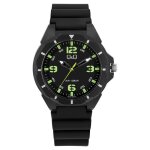 Montre - q&q - q&q homme noir - 43 mm - quartz miyota 2035 - �tanche 10 atm