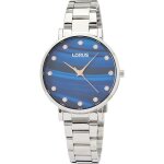 Montre quartz femme - lorus rg227vx9 - acier inoxydable - bleu - argent