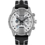 Montre quartz homme - police - huntley pewjq2203702 - blanc - noir - silicone Montre quartz homme - police - huntley pewjq2203702 - blanc - noir - silicone