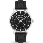 Montre quartz homme - timberland bergeron tdwgb2201501 - acier inoxydable - noir - cuir