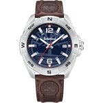 Montre quartz homme - timberland millinocket tdwgb2202102 - cuir marron - cadran bleu Montre quartz homme - timberland millinocket tdwgb2202102 - cuir marron - cadran bleu