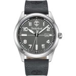 Montre quartz homme - timberland northbridge tdwgb2230704 - acier inoxydable - gris - cuir
