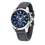 Montre - sector - r3271690014 - quartz - analogique - bracelet cuir bleu