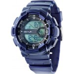 Montre digitale - sector - r3251172012 - silicone bleu - multifonctions - sport homme Montre digitale - sector - r3251172012 - silicone bleu - multifonctions - sport homme
