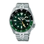 Montre - seiko - seiko 5 sports gmt - automatique - cadran vert - acier inoxydable