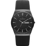 Montre homme skagen - skw6006 extra plate - noir - quartz - verre minral - etanchit 5 atm