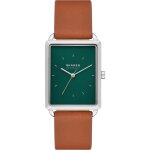 Montre skagen - hommes - skw6931 - marron cuir - 5 atm - quartz - analogique