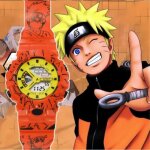 Montre sport naruto manga orange + stylo naruto offert