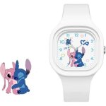 Montre - disney - lilo et stitch - cadran blanc - bracelet silicone - modèle 2023 / 2024 Montre - disney - lilo et stitch - cadran blanc - bracelet silicone - modèle 2023 / 2024