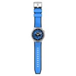 Montre - swatch - azure blue daze - bracelet en caoutchouc - mouvement  quartz - 47 mm