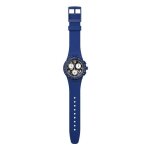Montre - swatch - montre swatch nothing basic about blue - silicone - quartz - analogique