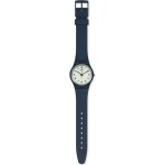 Montre - swatch - sigan - bracelet silicone - couleur bleu - style tendance Montre - swatch - sigan - bracelet silicone - couleur bleu - style tendance
