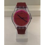 Montre - swatch - suok717 - rose - analogique - plastique