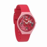 Montre - swatch - svop100 - quartz - analogique - femme - rose