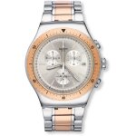 Montre - swatch - yos452g - quartz - analogique - acier argent