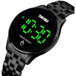 Montre tactile homme femme bracelet led numerique electronique 2020 sport etanche jeunes noir Montre tactile homme femme bracelet led numerique electronique 2020 sport etanche jeunes noir