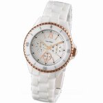 Montre - time force - tf4188l11 - quartz - analogique - céramique blanc Montre - time force - tf4188l11 - quartz - analogique - céramique blanc