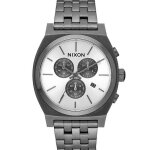 Montre time teller chrono grise pour homme