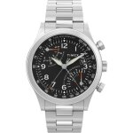 Montre timex - hommes - tw2w47800 - acier inoxydable - noir - 10 bar