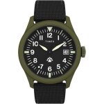 Montre - timex - tw2w34400 - tissu noir - 43 mm - r�sistante � leau 3 bar