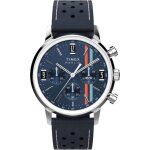 Montre - timex - tw2w99000 - cuir bleu - 40 mm - rsistante  leau 5 bar